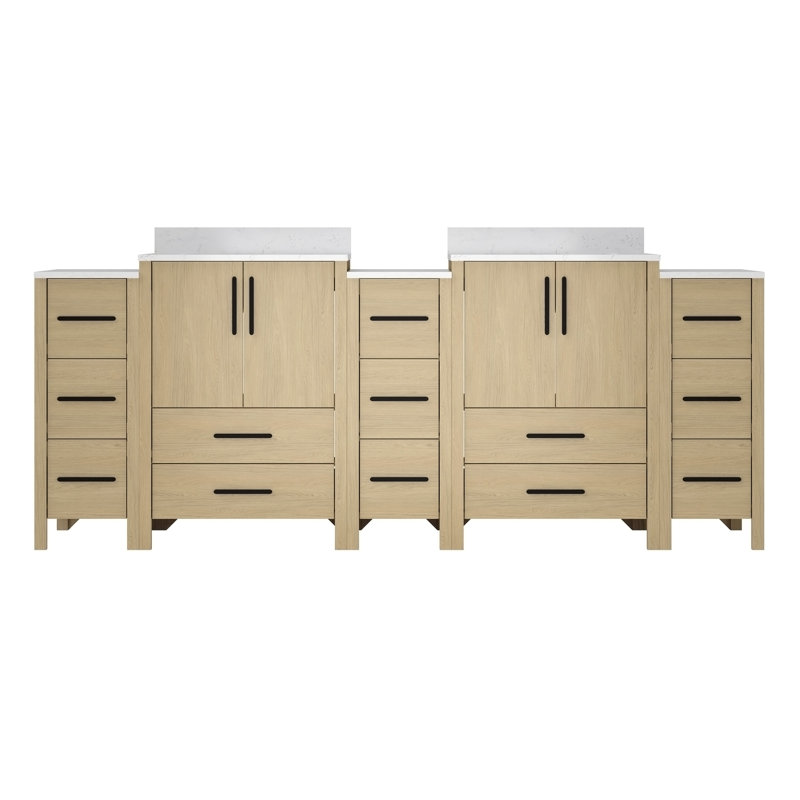 Armoire de meuble-lavabo double 84 po x P 22 po x H 34 po, 84" W