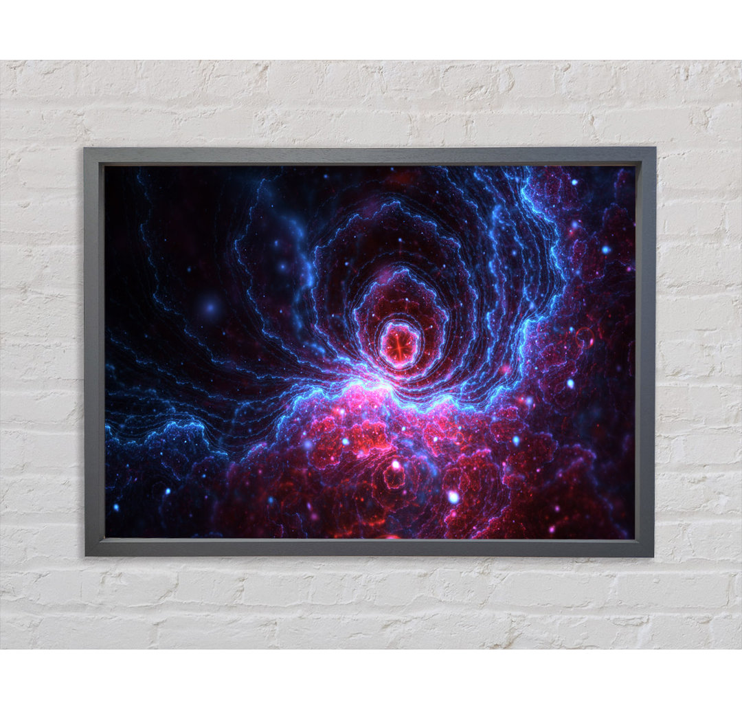 Swirl into the Black Hole - Einzelne Bilderrahmen Kunstdrucke auf Leinwand