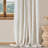  Linen blend crushed textured semi sheer curtains Neutral Modern Farmhouse for Living room Bedroom Darpes-237910324-237910325