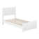 Francoise Solid Wood Low Profile Platform Bed with Matching Footboard