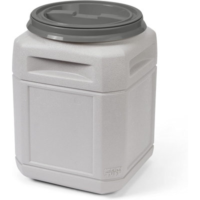 Contenant alimentaire en plastique avec couvercle à pression