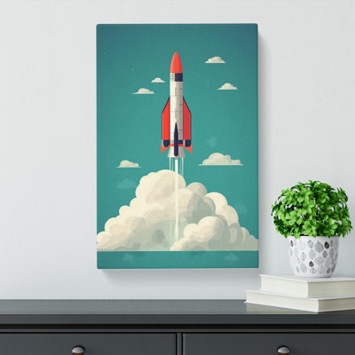 Rocket Minimalism No.2 - No Frame Print