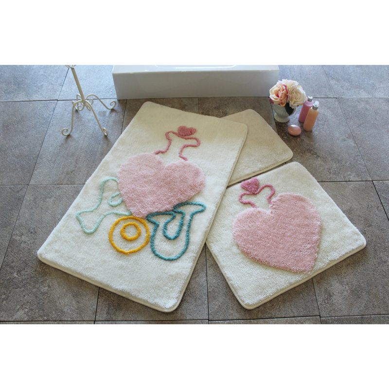 Ensemble de tapis de bain 3 pièces