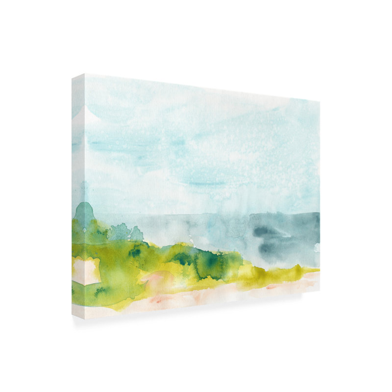June Erica Vess Spring Shoals II Modern Canvas Art
