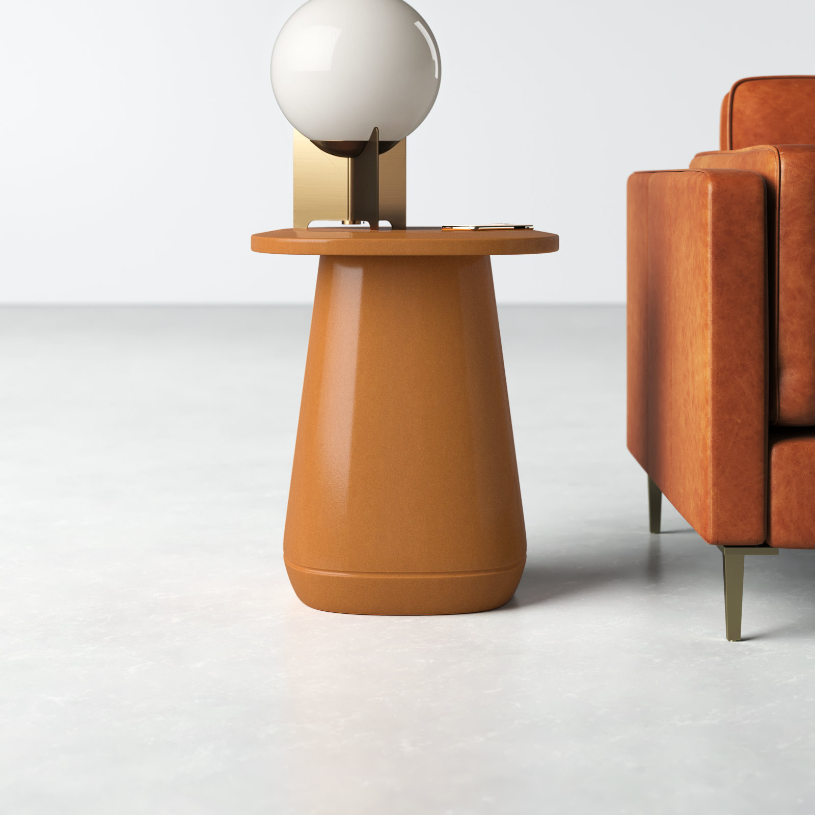 Kerri End Table, Brown
