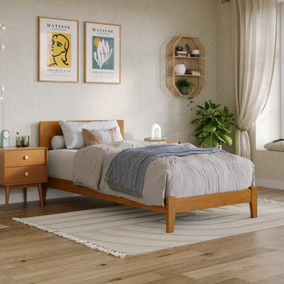 Lit plateforme en bois massif Orlando