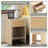 Rattan Accent Side Table with Drawer