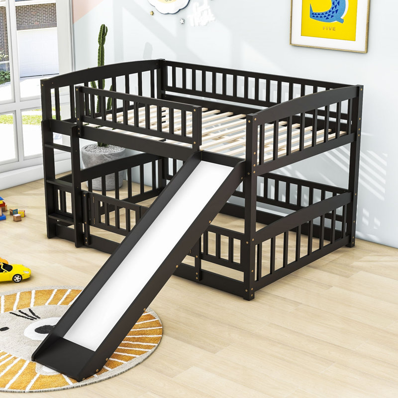 Guerrino Kids Full Over Full Bunk Bed, Espresso