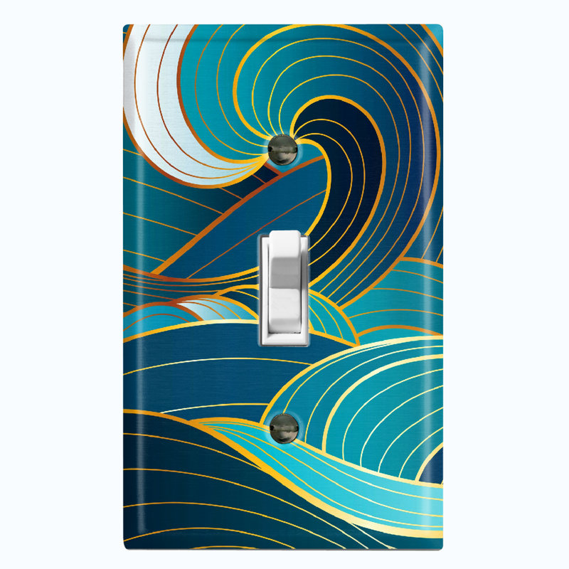 Nature Themed 1 - Gang Toggle Light Switch Standard Wall Plate