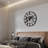 Large Metal Wall Clock with Pointers