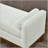 Large Upholstered Boucle Fabric Ottoman with Pillows,Comfort Padded Window Bench-357116472-357116475