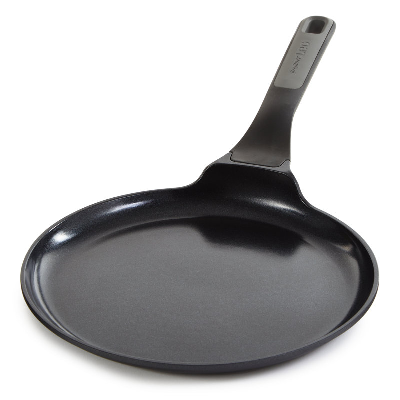Leo Stone+ Black Nonstick Ceramic Pancake Pan, Recycled Aluminum