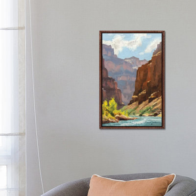 Receeding Cliffs by Mark McKenna - Painting on Canvas