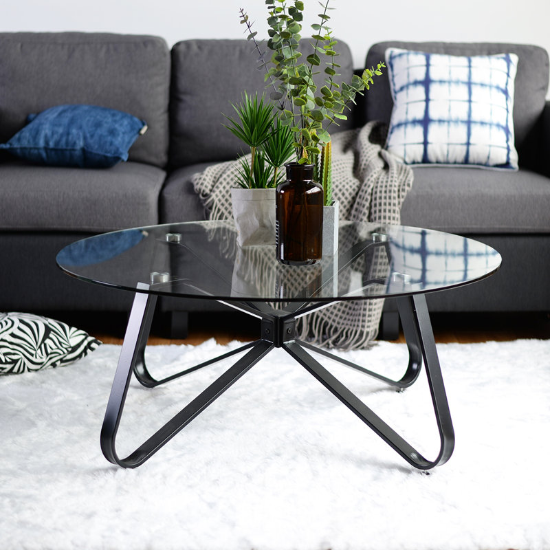 Cross Legs Coffee Table