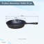Buckingham Pre-seasoned Premium Cast Iron Skillet Frying Pan 20 cm