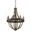 Lustre empire de style bougie à 8 lumières Anabell
