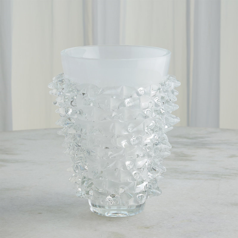 Porcupine Handmade Glass Table Vase
