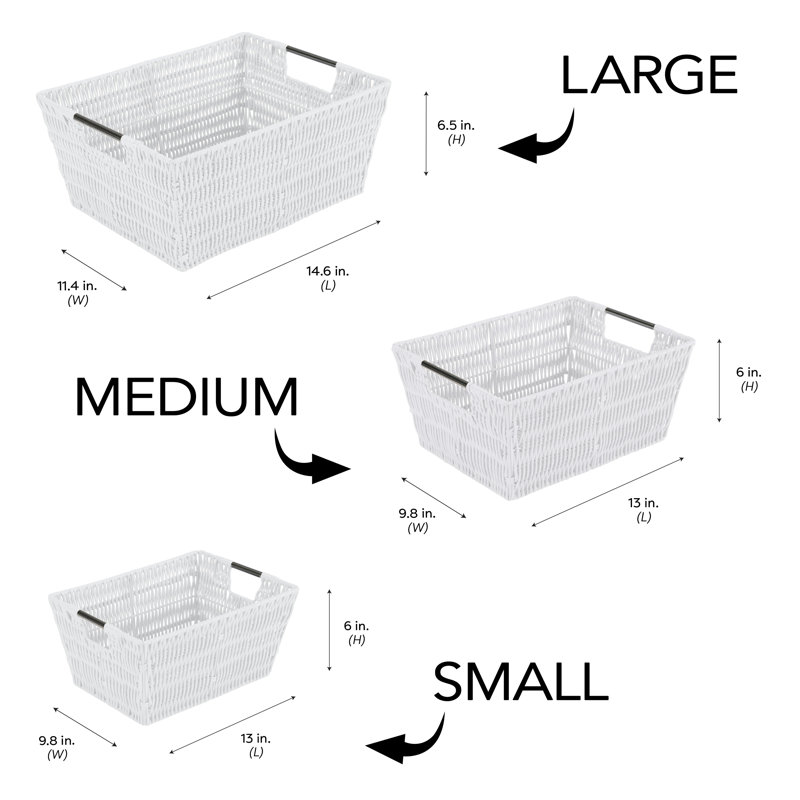 Simplify Plastic Box, White