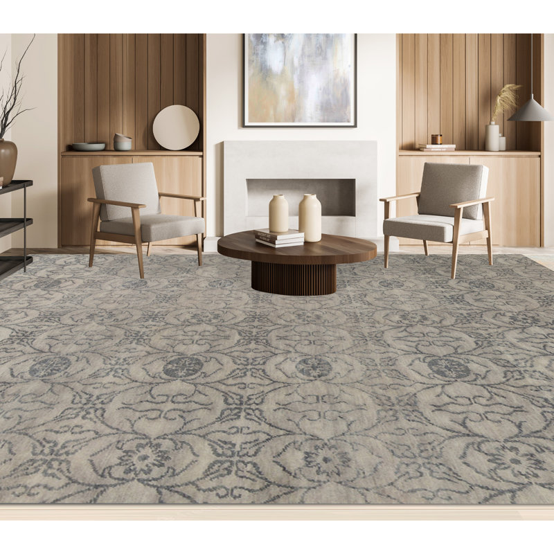 Windsom Damask Indoor Rug, Rectangle 8'2" x 10'1"