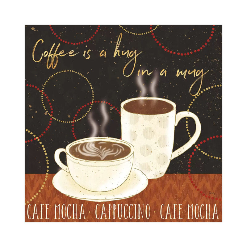 Fresh Coffee III by Lisa Audit - Wrapped Canvas Print, 45.72cm H x 45.72cm W x 1.91cm D