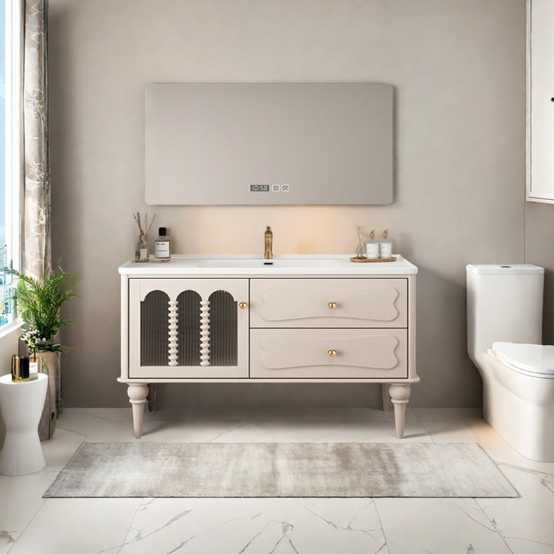 Armoire de salle de bain simple de luxe à la française