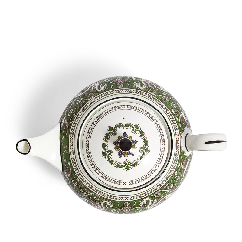 Florentine Colours 27floz Teapot, Green