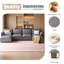 Canapé de 141,5 po à 141 places de grande taille, canapés en U avec repose-pieds mobile, accoudoirs avec poches, canapé en tissu moderne pour le salon-2122879251