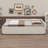 Upholstered Platform Bed With USB And Trundle Bed-950120465