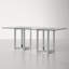 Dern 78" Glass Dining Table