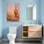 Plantes et fleurs, paysage désertique avec cactus et lumière du soleil-414830495
