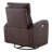 Corvin Genuine Leather Swivel Power Recliner-2110360839