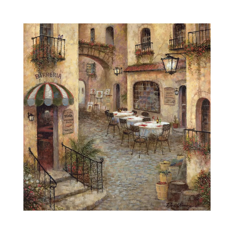 Buon Appetito I by Ruane Manning - Wrapped Canvas Painting, 30.48 cm H x 30.48 cm W