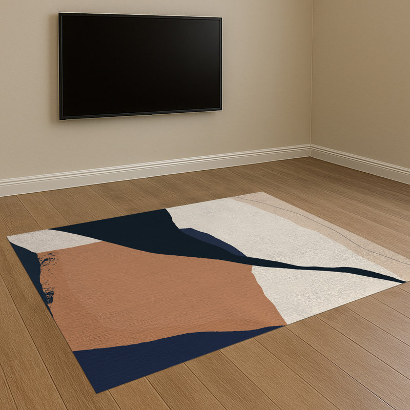 Abstract Area Rug, Runner 70 x 140 cm