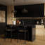 Tabouret de bar et de comptoir en cuir Ardo-44447991-44447986