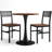 3-Piece Round Dining Table Set, Industrial Style Small Kitchen Table And Chairs For 2-1996500205