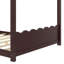 Lit de maison avec lattes de soutien, cadre de lit de maison en bois massif pour enfants, pas de sommier tapissier et structure d'ouverture-2100243951-2100243950