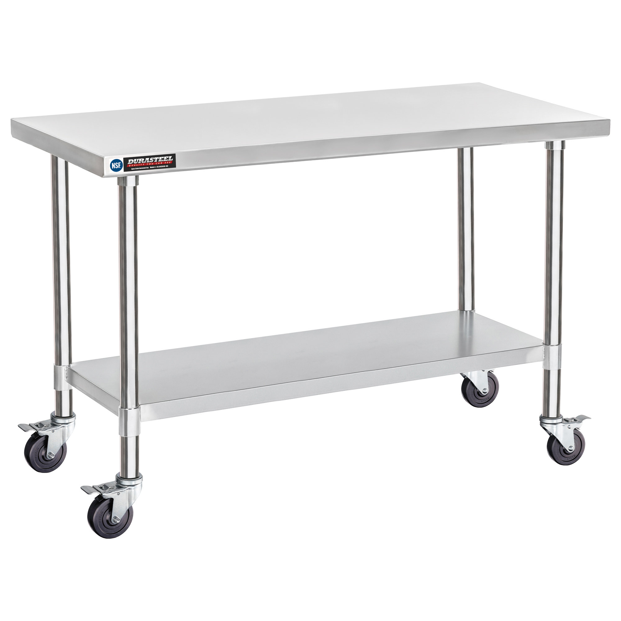 30 X 60 Stainless Steel Work Table With Undershelf