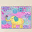 «Yellow Elephant» par Jill Lambert, reproduction sur toile tendue-17682746