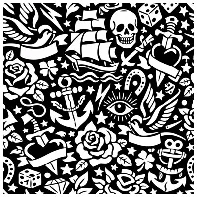 Couvertures motifs nautiques