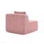 Canapé sans accoudoirs avec coussin Velours côtelé Martha - Rose-48375439