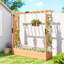 Wood Raised Garden Bed-306749596