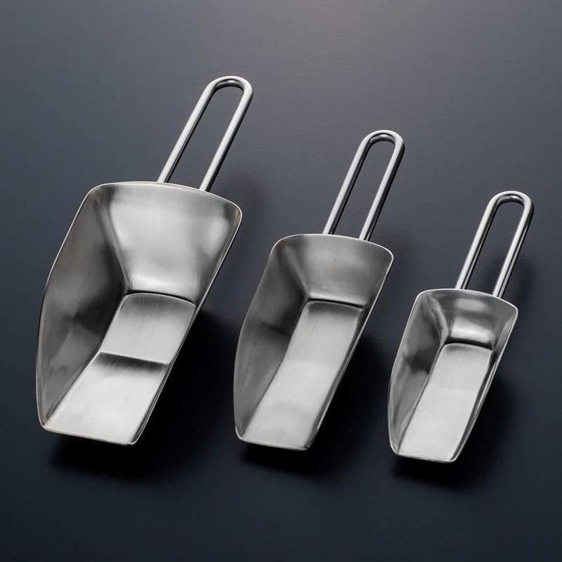 Ensemble de cuillères à mesurer en acier inoxydable 3 pièces pour la cuisine clapier