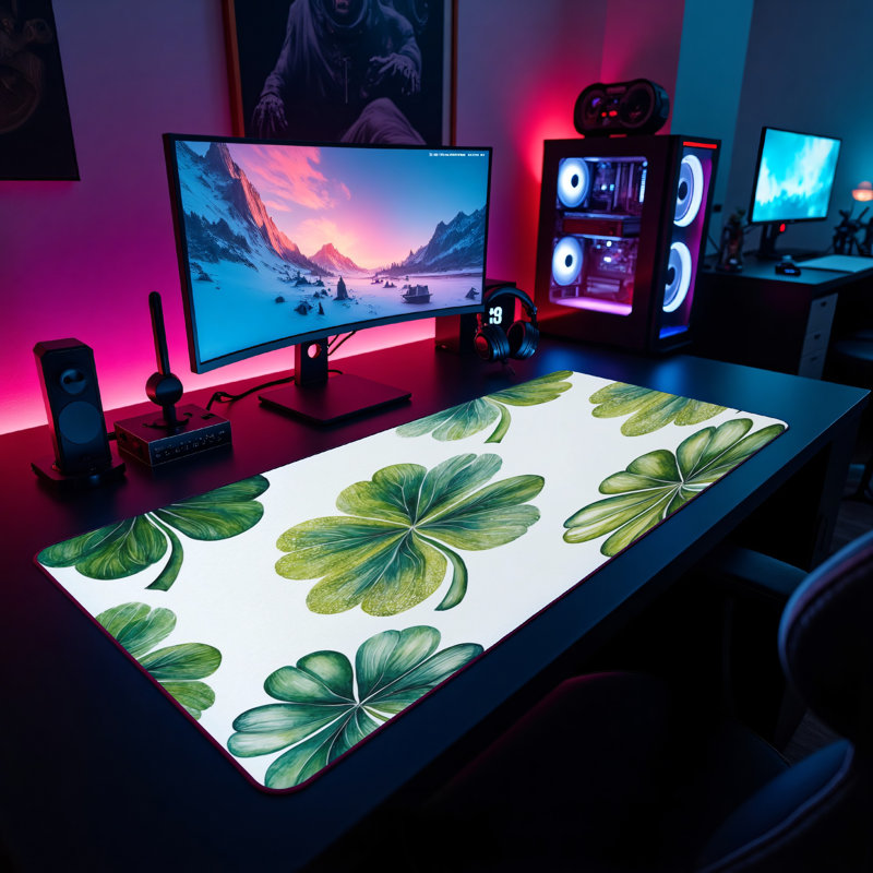 Polyester Desk Pad, 14.4x12.1