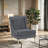 Holverson 28" Wing Back Chenille Chair-524370553