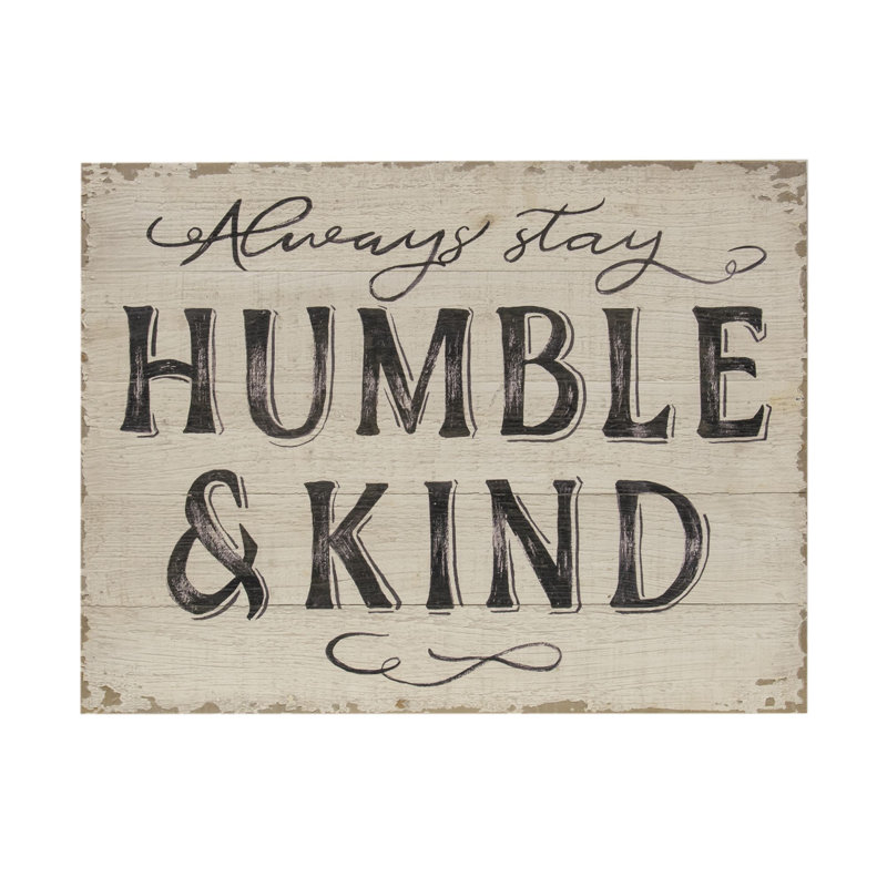 Décoration murale Humble and Kind