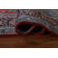 Tapis persan rétro en laine rouge Sarouk 8 x 12