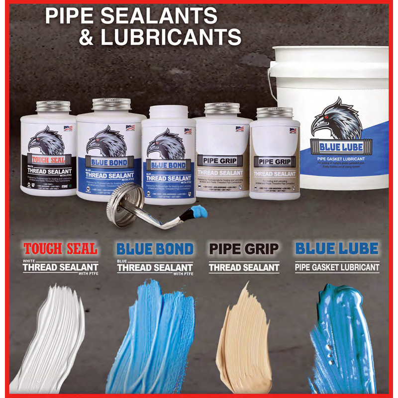 SUPPLYGIANT White PTFE Thread Sealant 8 oz Pipe Thread Compound Heavy Duty