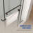 56"-60"W X 76"H Frameless Shower Door, Double Sliding Shower Door, 3/8'' (10Mm) Clear Tempered Glass Shower Enclosure With Square Rail,Double Side Easy Clean Coat, With Buffer-121957795