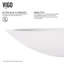 Lavabo de salle de bain ovale fait à la main blanc mat L 23 po x l 14 po x H 4 po Wisteria