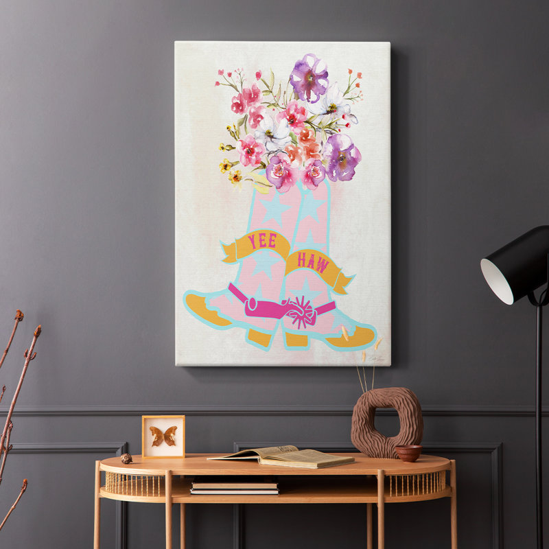 Giddyup Cowgirl II - Cavas enveloppés de galerie, H 48 po x l 32 po